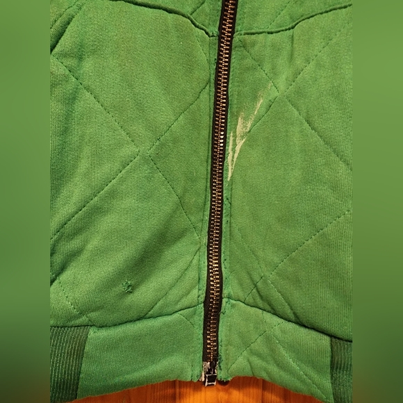 Vintage Thrashed John Deere Zip Sweatshirt - Picture 2 of 8